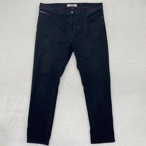 Tommy Jeans Slim Black Jeans Mens 38x32